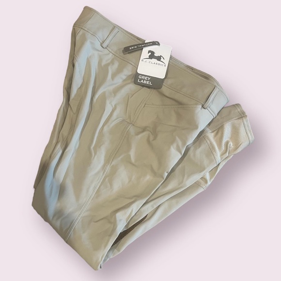 NEW R.J. RJ Classics Gulf Natural Rise Front Zip Breeches. Size 30L NWT - Picture 1 of 3